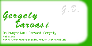 gergely darvasi business card